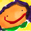 Orange Happy Face